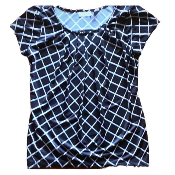 New York and Company black and white top - Picture 1 of 5